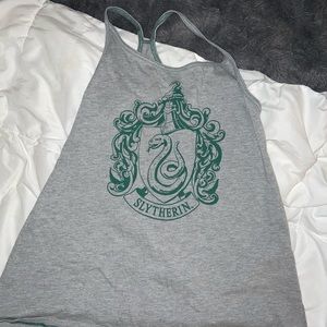Slytherin HP racer back tank